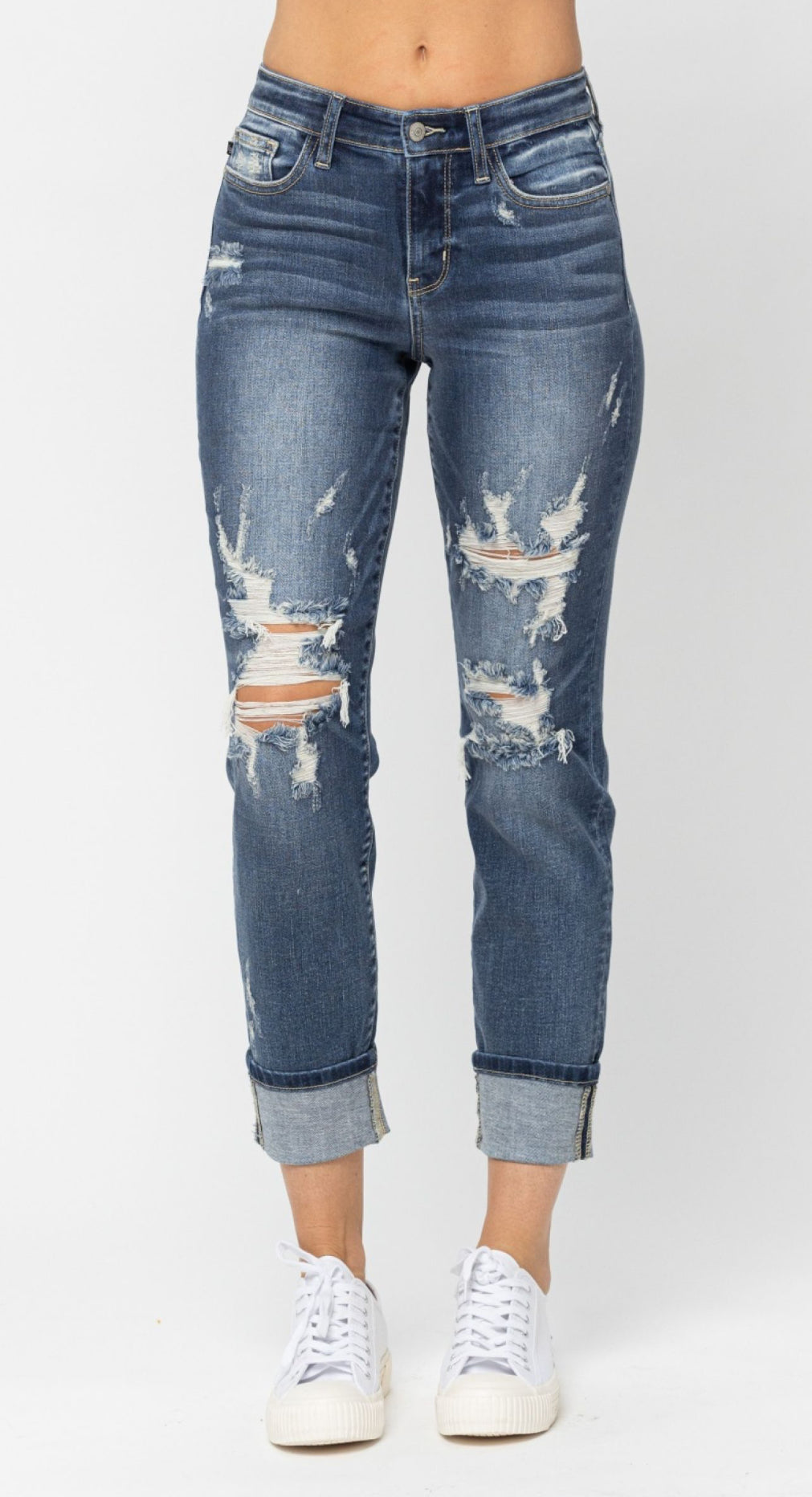 Judy Blue Distressed Boyfriend