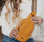 Load image into Gallery viewer, Jordan Sling Bag - Mustard
