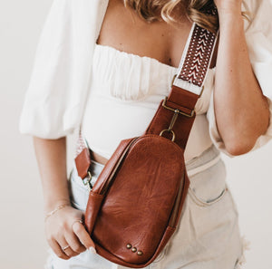 Jordan Sling Bag - Chestnut