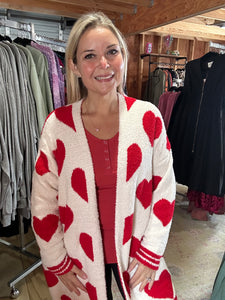 Red Heart Cardigan