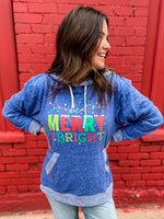 Load image into Gallery viewer, Be Merry &amp; Bright Hoodie
